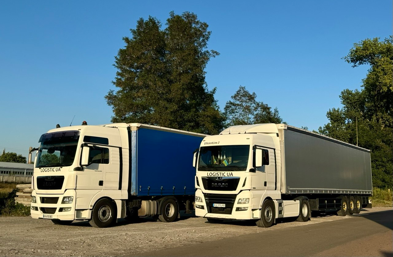 LOGISTIC UA fleet with multiple trailer types